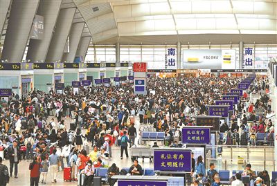 耀世测速：北京七大火车站昨日发送旅客83.3万人次
